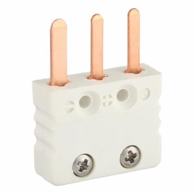 TEMPCO Thermocouple Plug: Jack, For Type U Thermocouple Type, Mini Plug, 3 Pins - Thermocouple Plugs