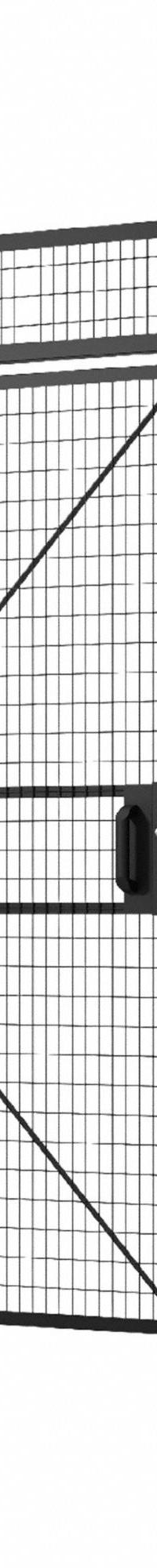 FOLDING GUARD Hinged Mesh Door: 82 in x 42 in, Pull, Cylinder (MPN C-HS046082-B-MR1). Key specifications — Includes Mounting Hardware: Yes; Brand: FOLDING GUARD; Finish: Powder-Coated; Handle Type: Pull; Lock Type: Cylinder.
