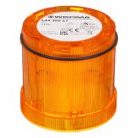WERMA Tower Light Module: Steady, 115V AC, Yellow, 70 mm Overall Dia, 66 mm Overall Ht, KombiSIGN 71 (MPN 64430067). Key specifications — Brand: WERMA; Compatible with Series: KombiSIGN 71; Lens Color: Yellow; Operating Voltage: 115V AC; Manufacturer Part Number: 64430067.
