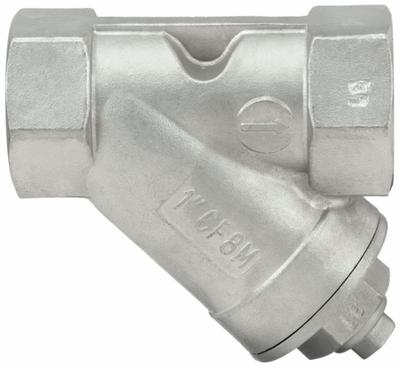 APPROVED VENDOR Y Strainer: 2 in, NPT, Mesh, 50 mesh Screen Size, Stainless Steel - Stainless Steel Y Strainers