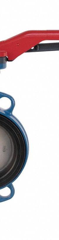 GHIBSON Butterfly Valve: 2 in Pipe Size, Concentric, 250 psi Max. Pressure (CWP), Wafer, Buna-N (MPN 540S-2). Key specifications — Brand: GHIBSON; Handle Type: Lever; Disc Material: Stainless Steel.