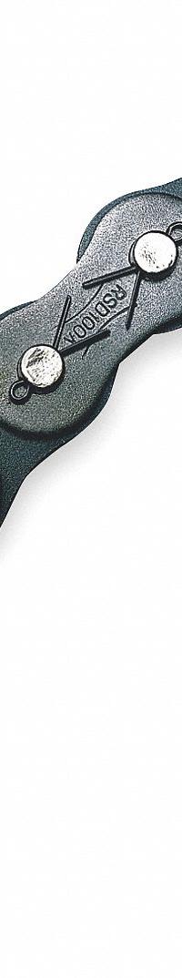 TSUBAKI Roller Chain: Single Strand, 80, 1 in Pitch, Stainless Steel, 10 ft Overall Lg, Cottered Pin (MPN 80SSCB). Key specifications — Brand: TSUBAKI.