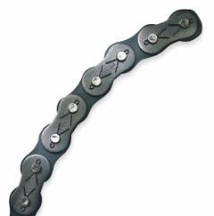 TSUBAKI Roller Chain: Single Strand, 80, 1 in Pitch, Stainless Steel, 10 ft Overall Lg, Cottered Pin (MPN 80SSCB). Key specifications — Brand: TSUBAKI.
