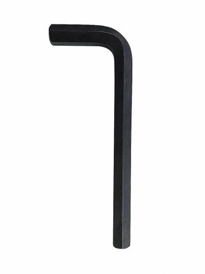 WESTWARD Hex Key: 0 Ball Ends, 3/8 in Tip Size, SAE, Short, Alloy Steel, Black Oxide - L-Shaped Hex Keys