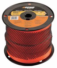 ECHO String Trimmer Line: Nylon, 0.095 in Dia, 846 ft Overall Lg, Round, Orange, Greater than 250 ft (MPN 313095053). Key specifications — Brand: ECHO; Compatible Manufacturer Number: DSRM-2100; Compatible Product Type: String Trimmers; Material: Nylon.