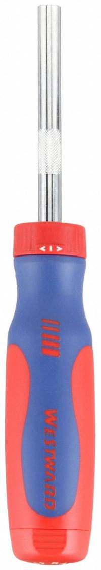WESTWARD Multi-Bit Screwdriver: Clutch/Hex/Phillips/Slotted/Square/Torx Tip, 32 Tips, Magnetic (MPN 401K72). Key specifications — attr1205339: Clutch: 5/32 in + 3/16 in; attr1205303: WESTWARD.