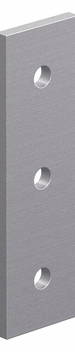 Straight Flat Plate: Straight Flat Plate, 30 Series, 4 mm x 27 mm x 90 mm, For 8 9/64 mm Slot Wd (MPN 30-4306). Key specifications — Material: Aluminum; Brand: 80/20; Finish: Anodized.