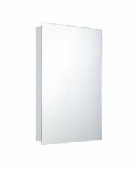 KETCHAM Mirrored Medicine Cabinet: Rectangular, Glass, 26 in Overall Ht, 16 in Overall Wd, Wall (MPN 1626PE-SM). Key specifications — Brand: KETCHAM; Mirror Edge Style: Polished Edge; Lighted: No.