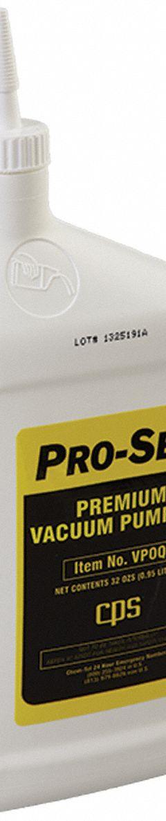 PRO-SET Vacuum Pump Oil: 1 qt, 216°C Flash Point (MPN VPOQ)