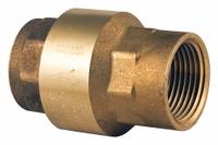 BONOMI VALVE: Swing, Inline Valve Body, 4 in Pipe Size, FNPT x FNPT, Brass, Female, NPT, NPT, Female (MPN 100003-4"). Key specifications — Brand: BONOMI.