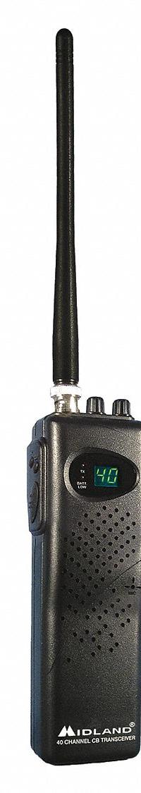 CB Radio: Handheld, 26 to 27 MHz, Built-In (MPN 75-785). Key specifications — attr426093: 26 to 27 MHz; attr426097: Built-In.