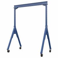 APPROVED VENDOR Adjustable Gantry Crane: Fixed Span, Adj Ht, 2,000 lb Load Capacity, Steel, 149.9 in (MPN AHS-2-10-12). Key specifications — Rotating Legs: No; Brand: APPROVED VENDOR; Height Adjustability: Adjustable Height; Mobility Under Load: Stationary.