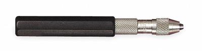 STARRETT Pin Vise: Pin Vise, 1.6 mm Max Size - mm, 0.03 in Min Size - Inch, PVC Coated Grip - Pin Vises