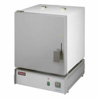 THERMO SCIENTIFIC Box Furnace: Gravity, 1.6 cu ft Capacity, 1,093°C Max Temp, 5,500 W Watt, 1 Doors (MPN F30428C). Key specifications — Voltage: 208V; Brand: THERMO SCIENTIFIC; Temperature Accuracy Tolerance: +/-1.2°C @ 1000°C; Temperature Uniformity: +/-3.5°C @ 1000°C.