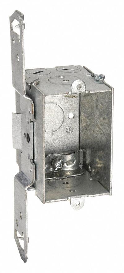 RACO Electrical Box: Steel, Steel Material & Nominal Size, 1 Gangs, 2 1/2 in Box Dp - Handy Electrical Boxes