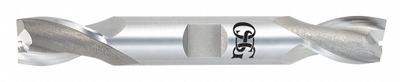 OSG Square End Mill: Cobalt, Double End, 2 Flute, 16 mm Mill Dia, 33.33 mm LOC - Double-End Cobalt Square End Mills