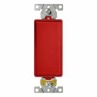 LEVITON Wall Switch: Rocker Switch, 3-Way, Maintained, Red, 120/277V AC, 20 A (MPN M5623-R). Key specifications — Illuminated: No; Voltage Rating: 120/277V AC.