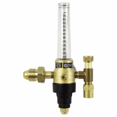 VICTOR Flowmeter Regulator: CGA 320 Inlet, 5/8"-18 F RH Outlet - Flowmeter Regulators