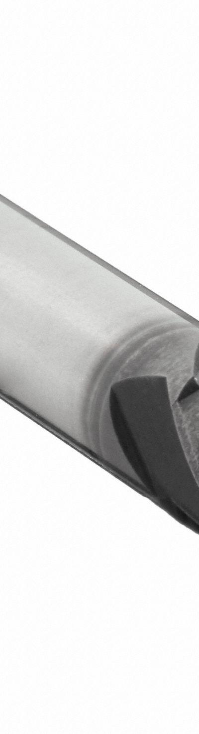 OSG Square End Mill: Carbide, WXL Coated, 4 Flute, 1/4" Mill Dia, 3/4" LOC - Carbide Square End Mills for Hardened Materials