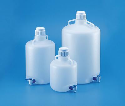 APPROVED VENDOR Carboy: 19.98 L, 5.28 gal, Polypropylene, 83 mm Body Dia, Spigot - Round Carboys & Jugs with Spigots