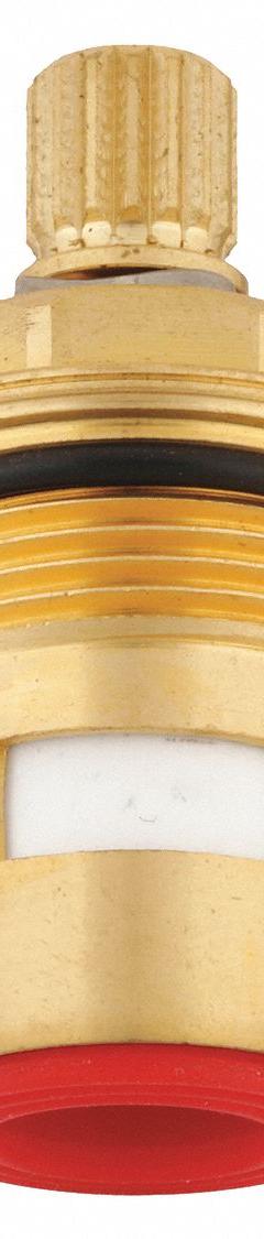 KISSLER Cartridge: For Gerber Ceramic Cartridge Series, Use with Hot Water, Brass, Brass (MPN 86-987). Key specifications — Compatible Series: Gerber Ceramic Cartridge; For Water Temperature: Hot; Compatible Brand: Gerber; Product Type: Cartridge; Includes: (1) Cartridge; Material: Brass.