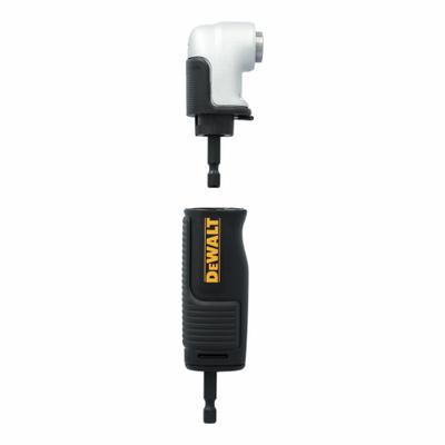 DEWALT Right Angle Attachment: Cordless Drills Compatible, 8 in Overall Lg - Right-Angle Drill Attachments
