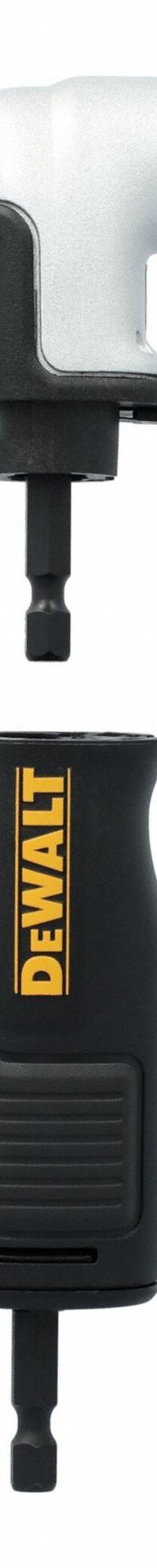 DEWALT Right Angle Attachment: Cordless Drills Compatible, 8 in Overall Lg, DWAFEMRA. Key specifications — attr1190297: Cordless Drills; attr1169215: Right Angle Attachment; attr1169238: DEWALT.