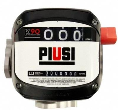 PIUSI Mechanical Fuel Meter: Fuel Meter, Mechanical, 1 in NPT, 24 gpm Flow Rate - Max - Meters for Fuel Transfer Pumps