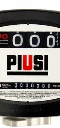 PIUSI Mechanical Fuel Meter: Fuel Meter, Mechanical, 1 in NPT, 24 gpm Flow Rate - Max, Liters (MPN F009SW600). Key specifications — Display Type: Mechanical; Unit Of Measure: Liters; Brand: PIUSI; Manufacturer Part Number: F009SW600; Housing Material: Aluminum; Accuracy: +/-0.6%.