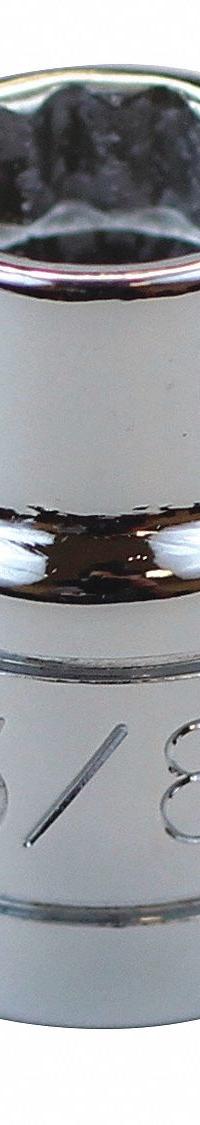 SK PROFESSIONAL TOOLS Socket: SAE, 3/8 in Drive Size, 3/8 in Socket Size, 12-Point, Std, Chrome (MPN 45212). Key specifications — attr1204417: SK PROFESSIONAL TOOLS; attr1204392: Chrome.