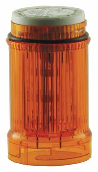 EATON Tower Light Module: Flashing, 110/120V AC, Amber, 43 mm Overall Dia, 3 in Overall Ht, SL4 (MPN SL4-BL120-A). Key specifications — Brand: EATON; Compatible with Series: SL4; Lens Color: Amber; Operating Voltage: 110/120V AC; Manufacturer Part Number: SL4-BL120-A.