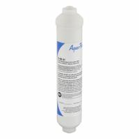 3M AQUA-PURE Inline Water Filter: 5 micron, 0.5 gpm, 10 3/8 in Overall Ht, 2 1/8 in Overall Dia (MPN 5617202). Key specifications — Filter Media: Carbon; Brand: 3M AQUA-PURE; Reduces: Chlorine Odor.
