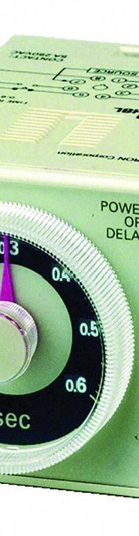 OMRON Timer: Surface Relay Mounting, 100 to 125V DC/100 to 240V AC, 0.05 sec – 300 hr (MPN H3CR-F8N AC100-240/DC100-125). Key specifications — Input Voltage: 100 to 125V DC; Brand: OMRON.