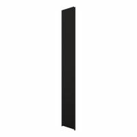 HADRIAN Pilaster: Stainless Steel, Powder-Coated, Black, 82 in Ht, 7 in Wd, 1 1/4 in Thick (MPN 541007-510). Key specifications — Door Swing: Right Hand In/Left Hand Out; Brand: HADRIAN; Color: Black; Finish/Texture: Powder-Coated.