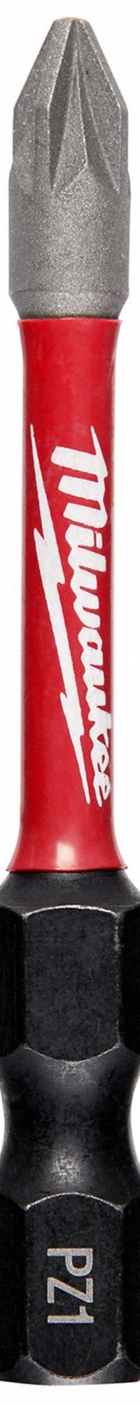 MILWAUKEE Power Bit: Power Bit, Imperial, Pozidriv® Head, PZ1 Bit Industry Size, Std, Impact Rated (MPN 48-32-4831). Key specifications — attr1119847: PZ1; attr1119860: Impact; attr1119850: Alloy Steel; attr1119851: Imperial; attr1119853: Power Bit; attr1119857: MILWAUKEE; attr1119849: Impact Rated; attr1119863: Bit Holder Not Included.