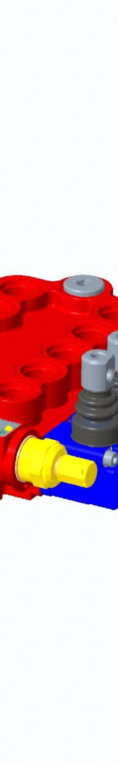 BUCHER HYDRAULICS Lever Operated Sectional Valve: Four-Way / Three Positions, Tandem Center (MPN HDM11P/5). Key specifications — attr1017968: BUCHER HYDRAULICS; attr1017969: Tandem Center; attr1018005: Spring Center to Neutral.