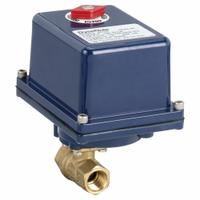 DYNAQUIP CONTROLS Electrically Actuated Two-Way Ball Valve: 1/2 in, Brass, 120V AC, FNPT x FNPT (MPN 189023B.1). Key specifications — Included Mounting: ISO 5211 Actuator Mounting Pad; Brand: DYNAQUIP CONTROLS; Stem Material: Nickel-Plated Brass; Actuator Features: Position Indicator.