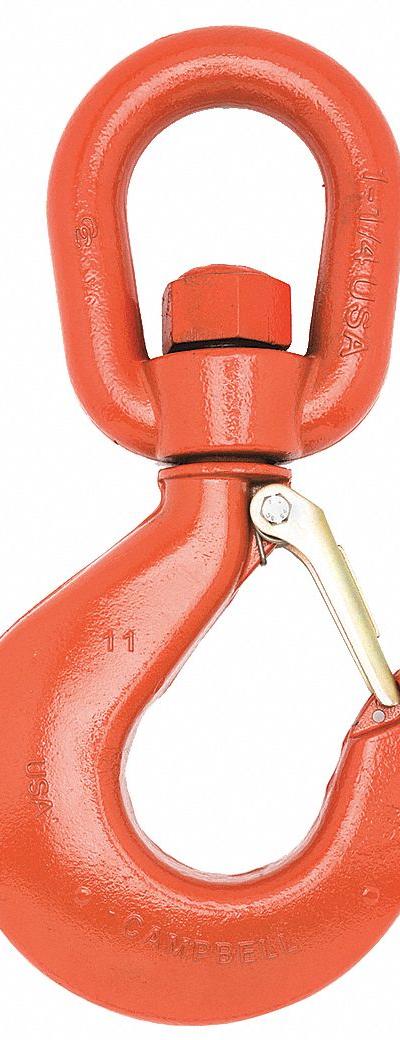 CAMPBELL Slip Hook: 6,000 lb Working Load Limit - General Purpose Slip Hooks for Lifting