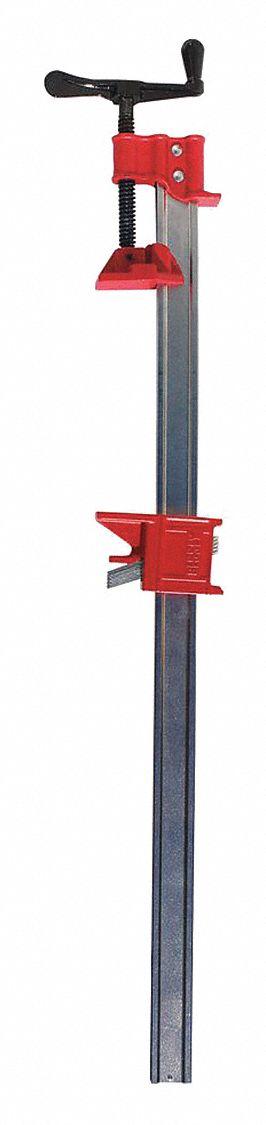 BESSEY Bar Clamp: Extra Heavy Duty, Crank Handle, 30 in Jaw Opening - Max - I-Beam Bar Clamps