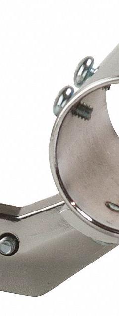 ECONOCO Round Tubing Socket: Single, 1 in x 2 in x 1/2 in, For 1 1/4 in Round Hangrail Display Type (MPN RC9). Key specifications — Product Type: Round Tube Hangrail Socket; Color: Silver; For Display Type: 1-1/4 in Round Hangrail; Material: Steel; Duty Rating: Heavy Duty; Brand: ECONOCO; Finish: Chrome; Mounting Type: Snap-on.