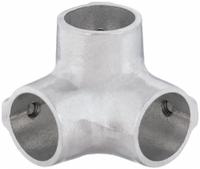 Structural Pipe Fitting: Side Outlet Elbow, Elbow, 1 1/4 in For Pipe Size, Aluminum, Gray (MPN 9-7). Key specifications — Manufacturer Part Number: 9-7; Brand: HOLLAENDER; Finish: Mill; Material: Aluminum; Product Type: Side Outlet Elbow.