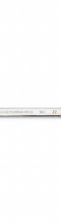 GEARWRENCH Combination Ratcheting Wrench: Alloy Steel, Full Polish Chrome, 22 mm Head Size, Std (MPN 86722). Key specifications — attr309600: 22 mm; attr309611: Full Polish Chrome; attr309610: Alloy Steel; attr309604: Yes; attr309612: No; attr309613: No; attr309615: No; attr324932: GEARWRENCH.