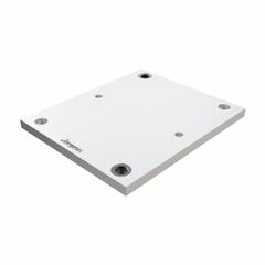 JERGENS Fixture Plate: Ball Lock, Square, Aluminum, 14 in W x 14 in L x 0.75 in H, 14 lb Wt, 28713. Key specifications — attr1036219: Fixture Plate; attr1036220: JERGENS; attr1091702: 20 mm; attr1091714: (2) Primary Liners.