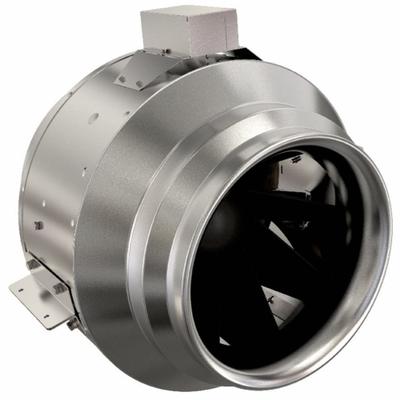 FANTECH In-Line Duct Fan: 4,274 cfm Max., 16 in Duct, 1,357 W, 120V AC, 1 Ph, IP54 - General Purpose Inline Duct Fans