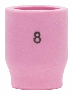 LINCOLN ELECTRIC Nozzle: Alumina, No. 8, Std, 53N61S (MPN KP4757-8). Key specifications — Reference Number: 53N61S; Brand: LINCOLN ELECTRIC.