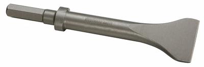 WESTWARD Chisel: 0.58 in Shank Size, Hex, Oval, 2 in Chisel Tip Wd - Flat Chisels for Chipping Hammers