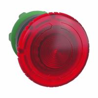 SCHNEIDER Emergency Stop Push Button: Red, 22 mm Mounting Size, Non-Metallic, Maintained (MPN ZB5AW743). Key specifications — Brand: SCHNEIDER; Action: Maintained; Series: XB5; Push Button Material Type: Non-Metallic.