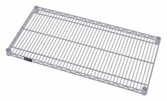 QUANTUM Wire Shelf: 36 in x 12 in, 1 Shelves, Quick-Adjust, 600 lb Load Capacity, Dry/Wet, Gray (MPN 1236GY). Key specifications — Recommended Environment: Dry; Material: Steel; Brand: QUANTUM; Color: Gray; Finish: Epoxy Coated.