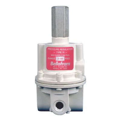 BELLOFRAM Compressed Air Regulator: Type 70, 960093000, 3/8 in NPT Female, Relieving - High-Flow Industrial Pressure Regulators