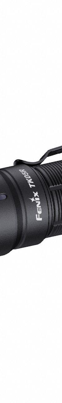 FENIX LIGHTING Flashlight: Rechargeable, 1,000 lm, 50 min Run Time at Max. Brightness, Black (MPN TK05R). Key specifications — Brand: FENIX LIGHTING; Switch Location: Tail; Charger Style Included: USB Type-C Cord; Battery Requirements - Broad: Includes Rechargeable.